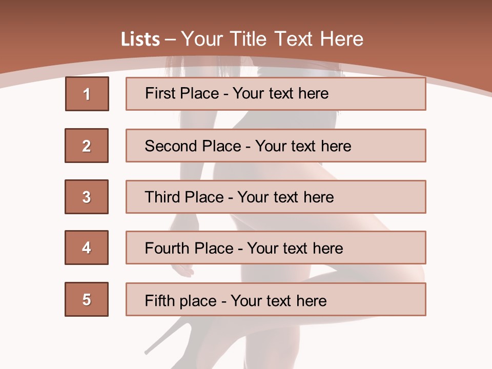 Makeup Beauty Portrait PowerPoint Template