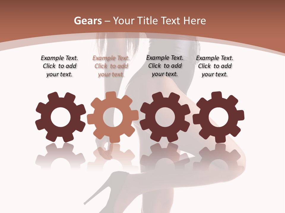 Makeup Beauty Portrait PowerPoint Template