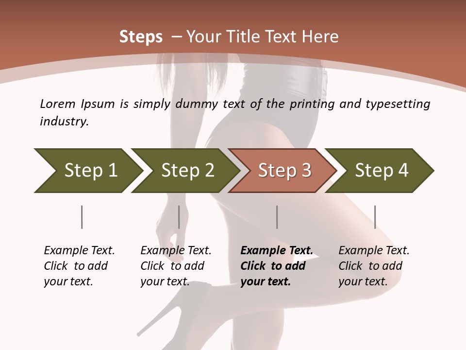 Makeup Beauty Portrait PowerPoint Template