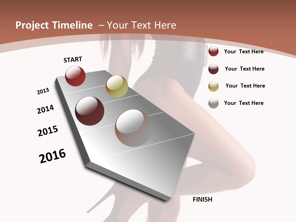 Makeup Beauty Portrait PowerPoint Template