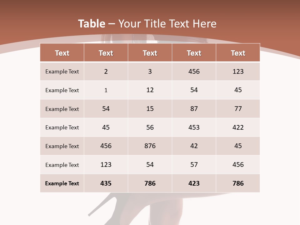 Makeup Beauty Portrait PowerPoint Template