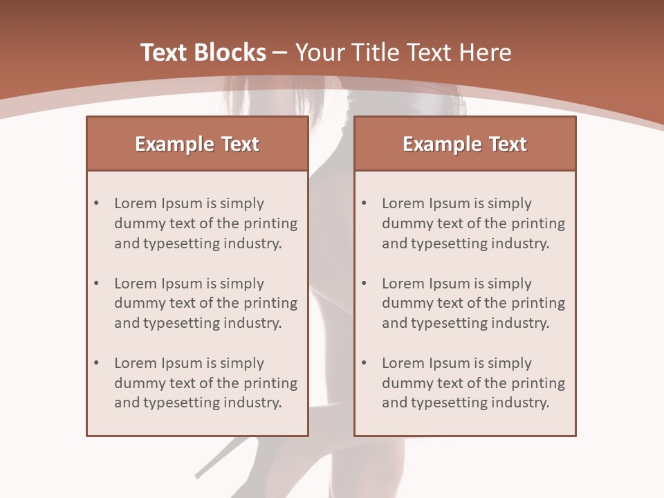 Makeup Beauty Portrait PowerPoint Template