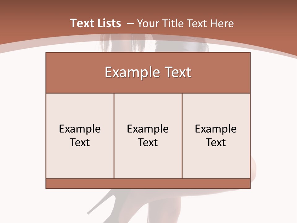 Makeup Beauty Portrait PowerPoint Template