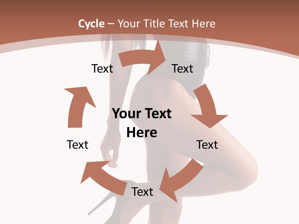 Makeup Beauty Portrait PowerPoint Template