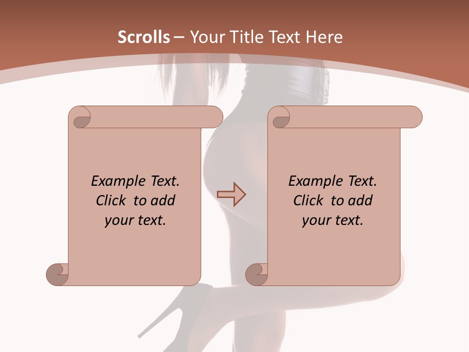 Makeup Beauty Portrait PowerPoint Template
