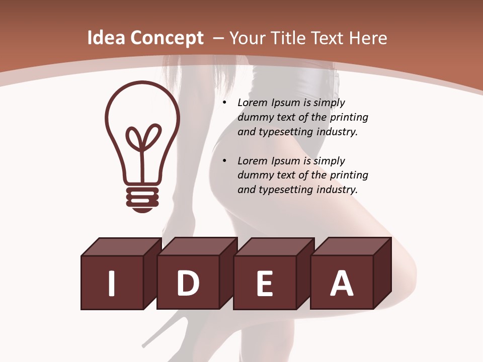 Makeup Beauty Portrait PowerPoint Template