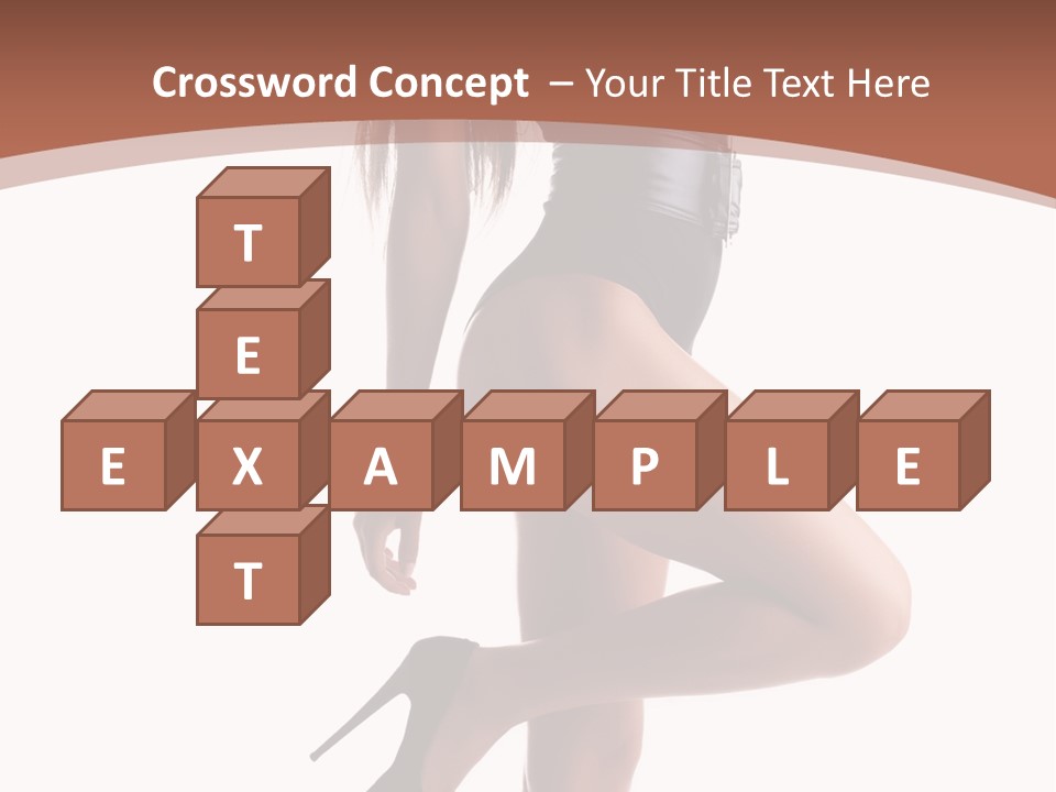 Makeup Beauty Portrait PowerPoint Template