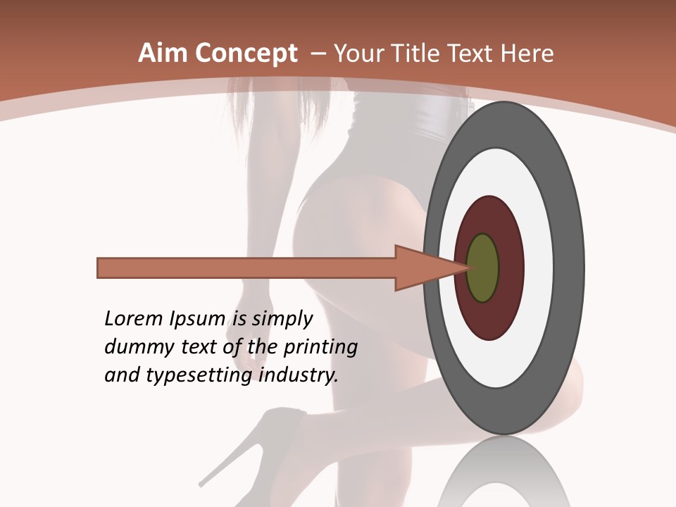 Makeup Beauty Portrait PowerPoint Template