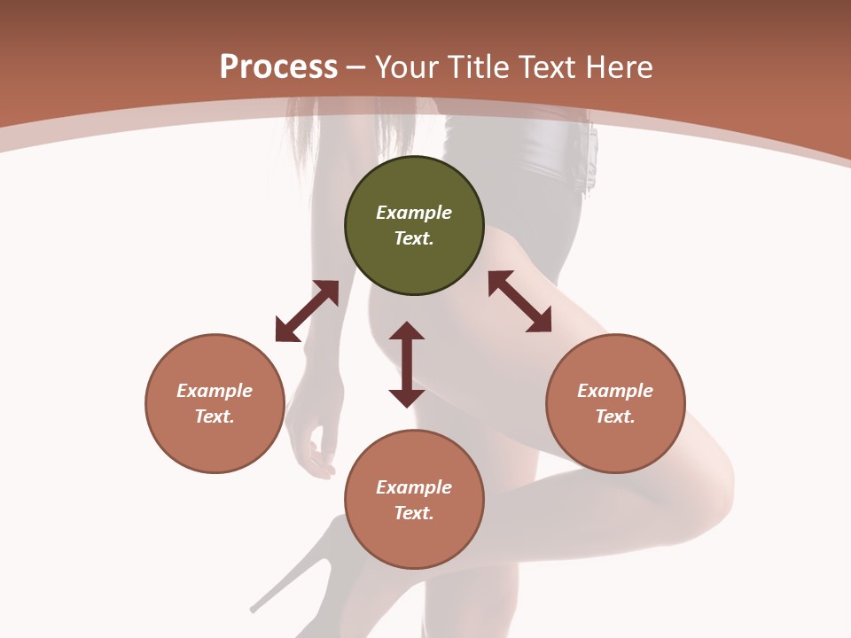 Makeup Beauty Portrait PowerPoint Template