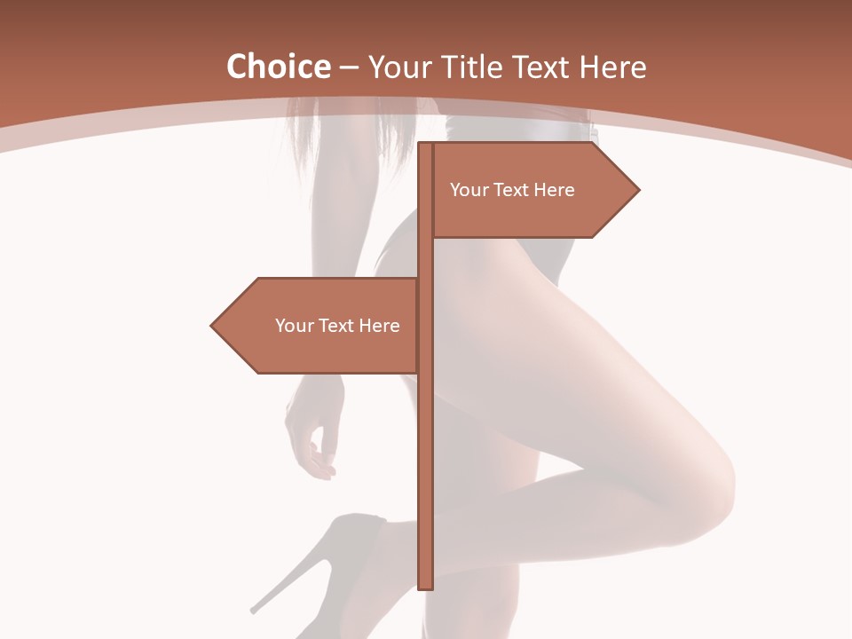 Makeup Beauty Portrait PowerPoint Template