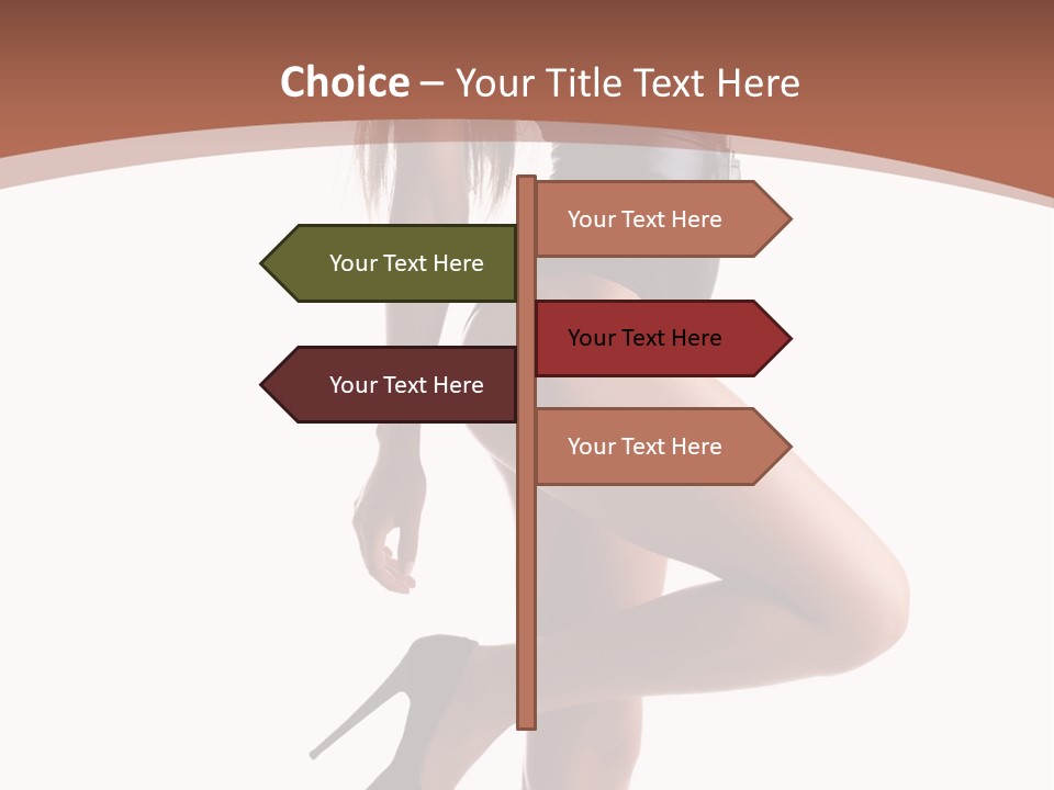 Makeup Beauty Portrait PowerPoint Template