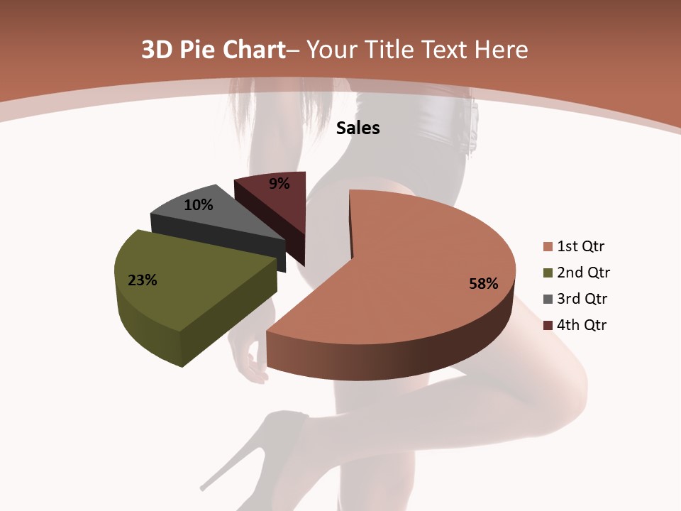 Makeup Beauty Portrait PowerPoint Template