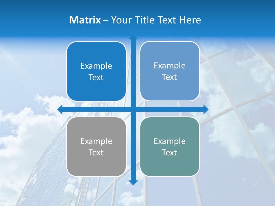Reflection Exterior Large PowerPoint Template