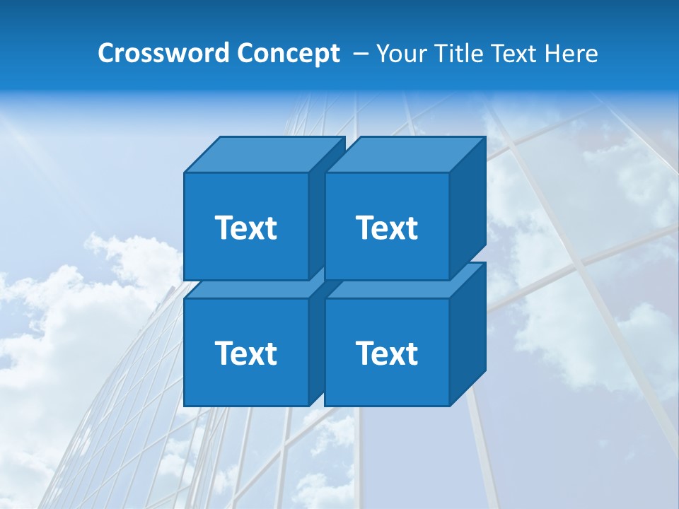Reflection Exterior Large PowerPoint Template