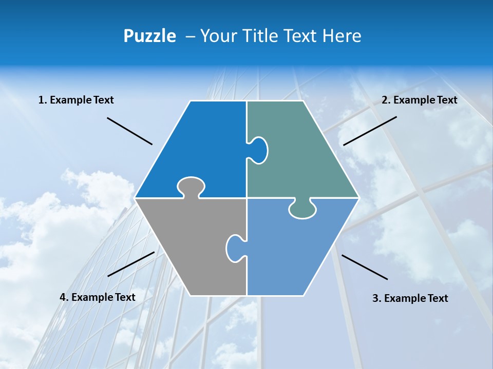 Reflection Exterior Large PowerPoint Template