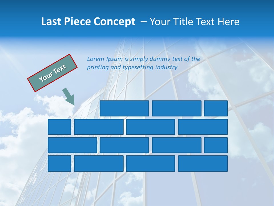 Reflection Exterior Large PowerPoint Template