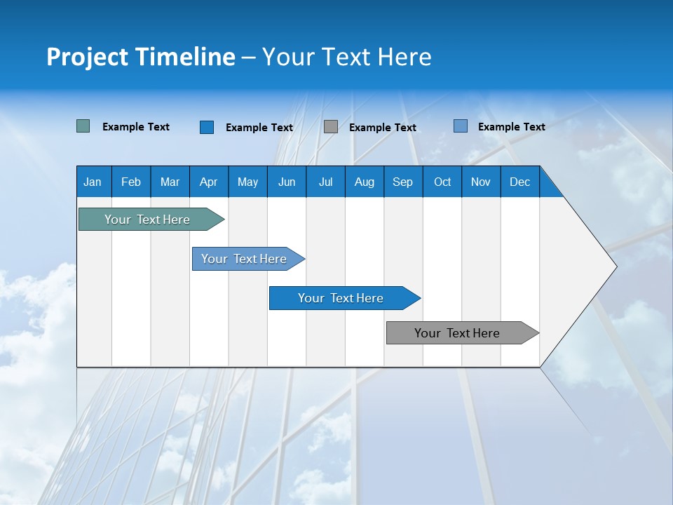 Reflection Exterior Large PowerPoint Template