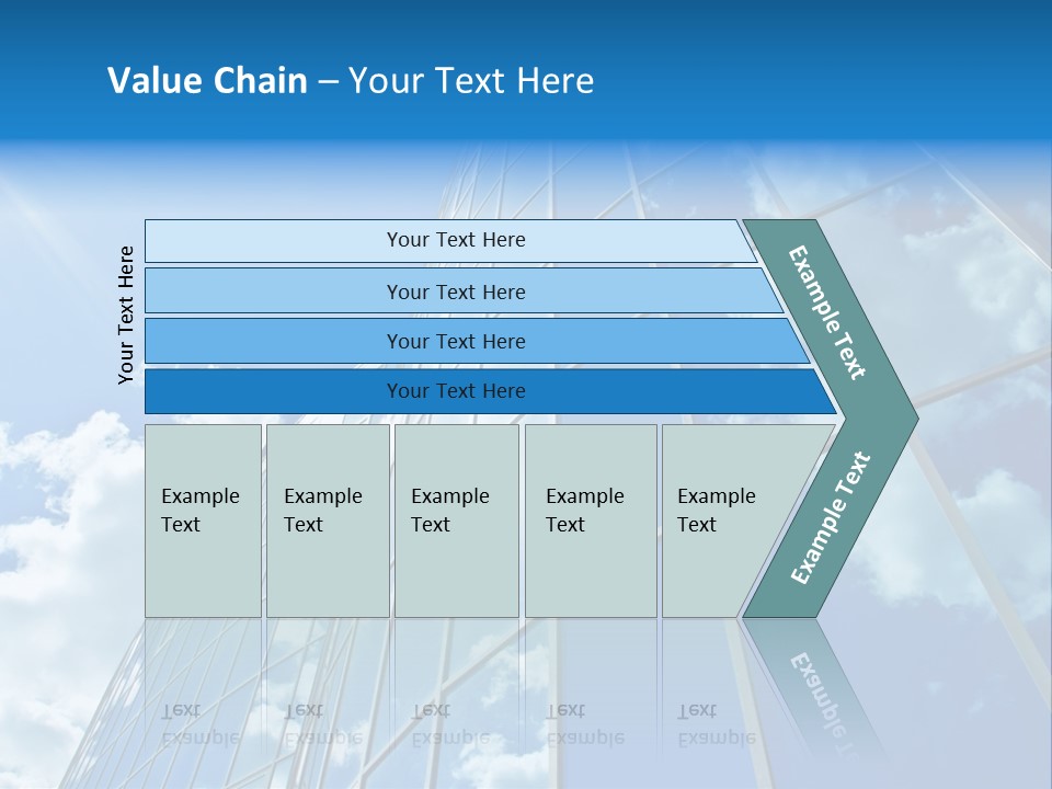 Reflection Exterior Large PowerPoint Template