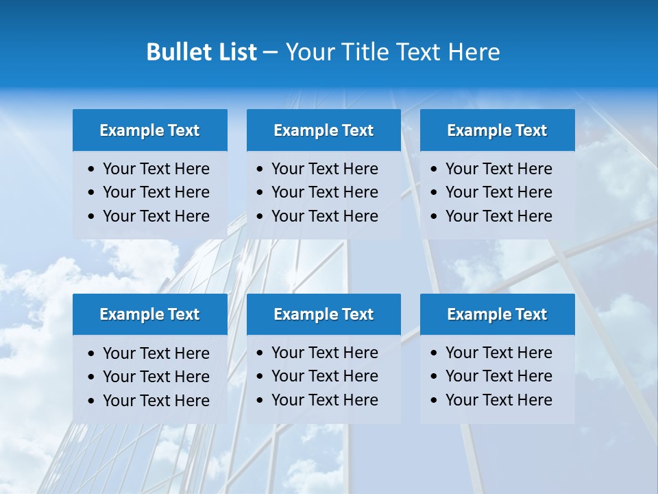 Reflection Exterior Large PowerPoint Template