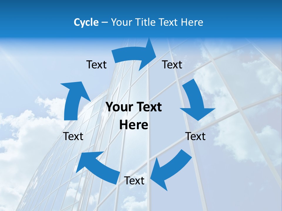 Reflection Exterior Large PowerPoint Template