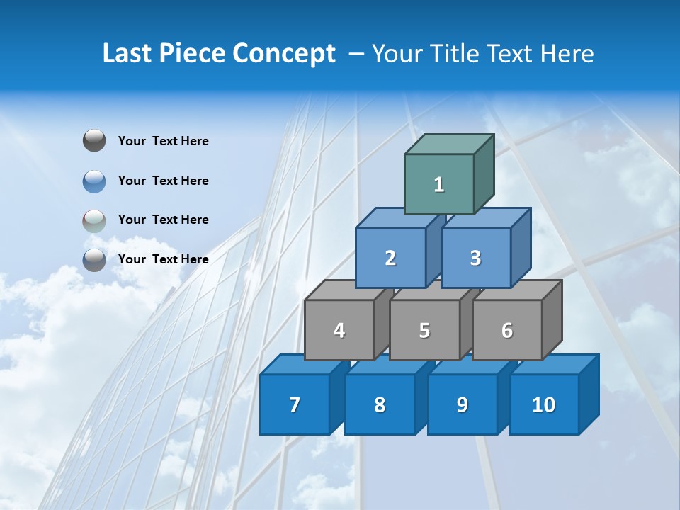 Reflection Exterior Large PowerPoint Template