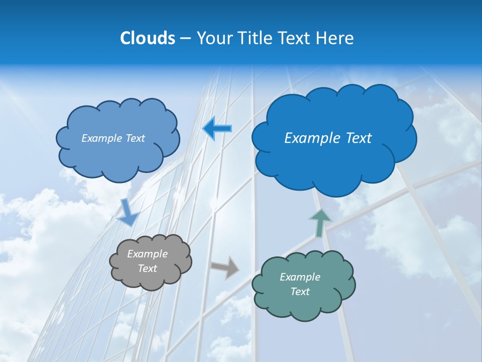 Reflection Exterior Large PowerPoint Template