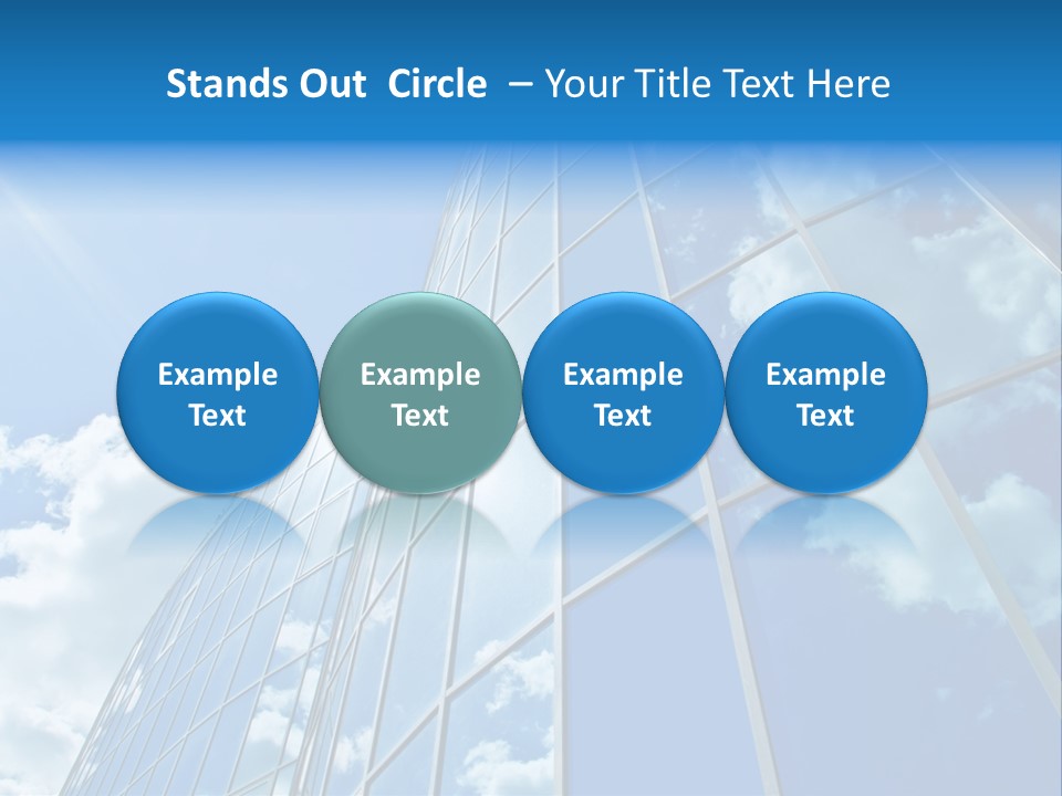 Reflection Exterior Large PowerPoint Template