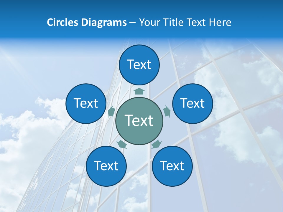 Reflection Exterior Large PowerPoint Template