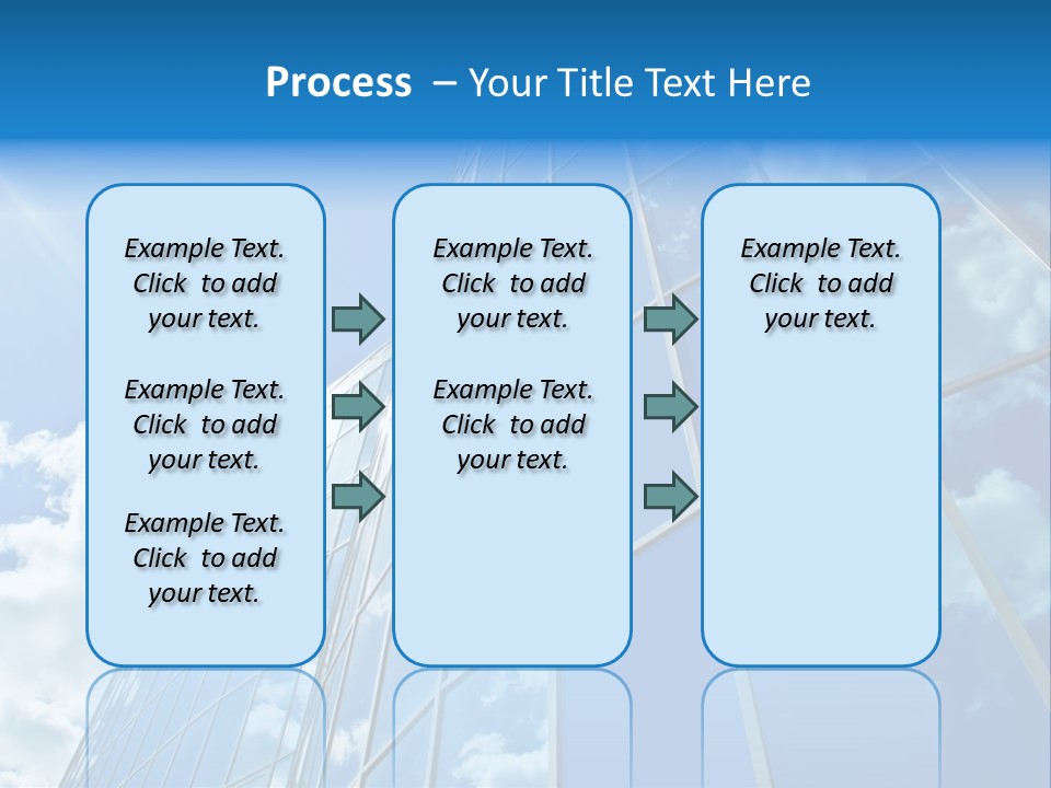 Reflection Exterior Large PowerPoint Template