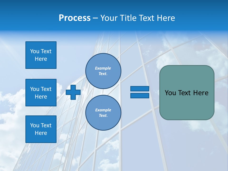 Reflection Exterior Large PowerPoint Template