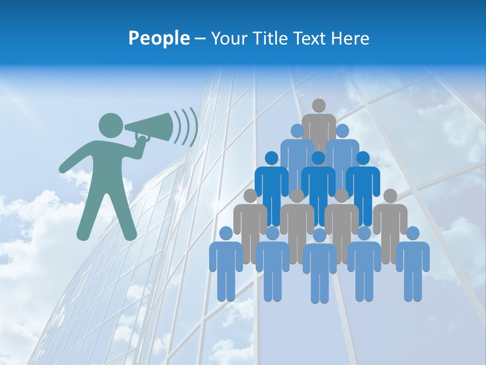 Reflection Exterior Large PowerPoint Template