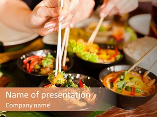 Restaurant Sate Pub PowerPoint Template