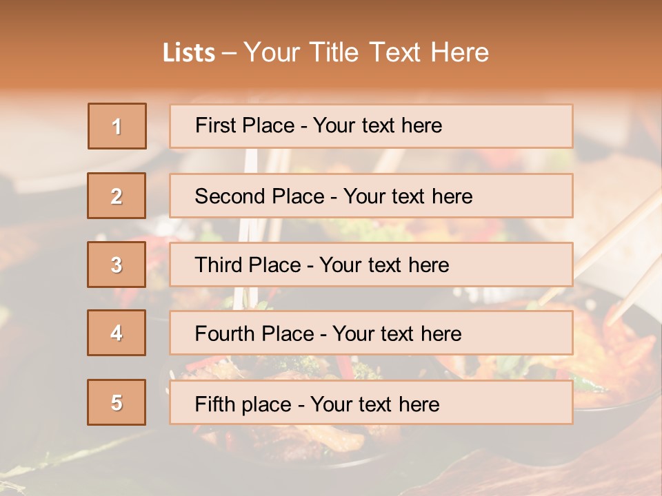 Restaurant Sate Pub PowerPoint Template