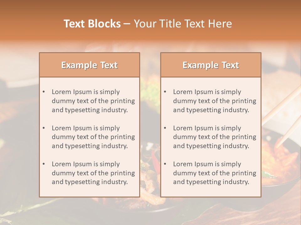 Restaurant Sate Pub PowerPoint Template