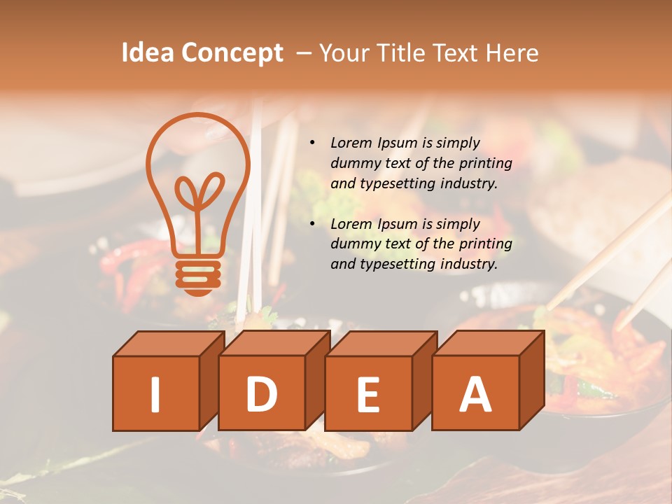 Restaurant Sate Pub PowerPoint Template