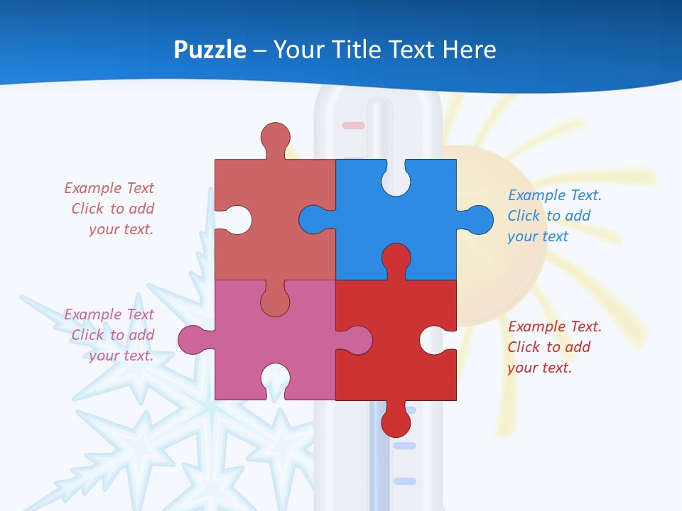 Weather Sun Temperature PowerPoint Template