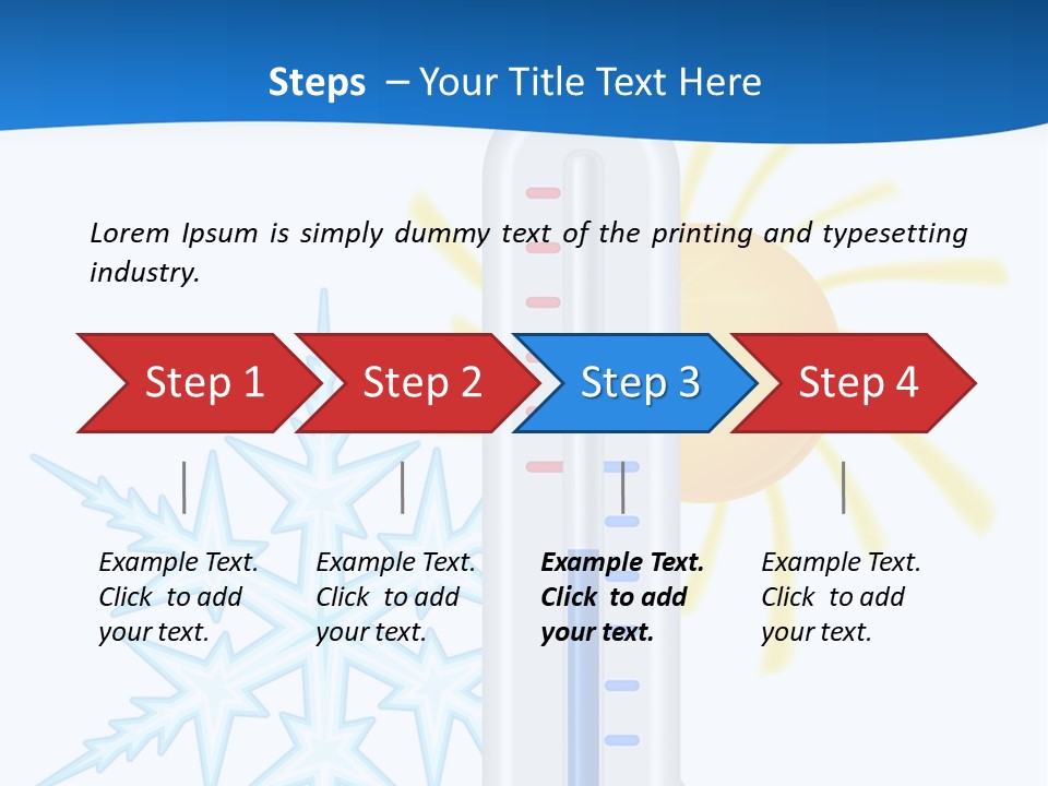 Weather Sun Temperature PowerPoint Template