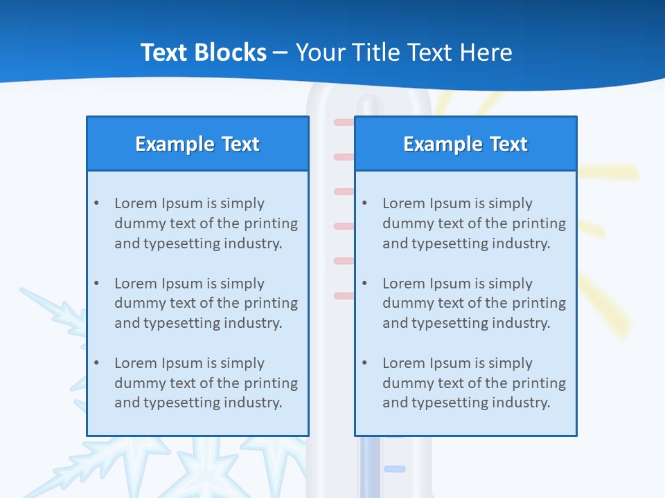 Weather Sun Temperature PowerPoint Template