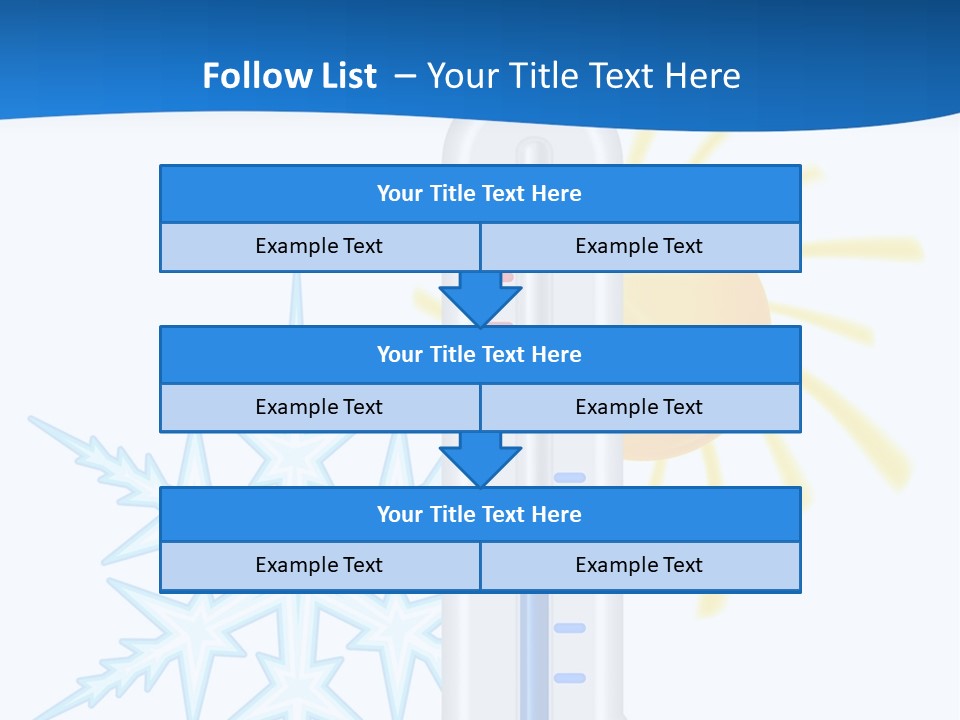 Weather Sun Temperature PowerPoint Template