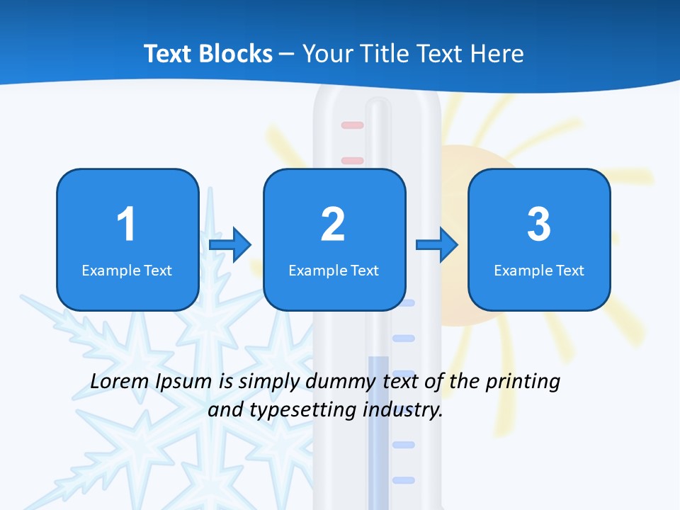 Weather Sun Temperature PowerPoint Template