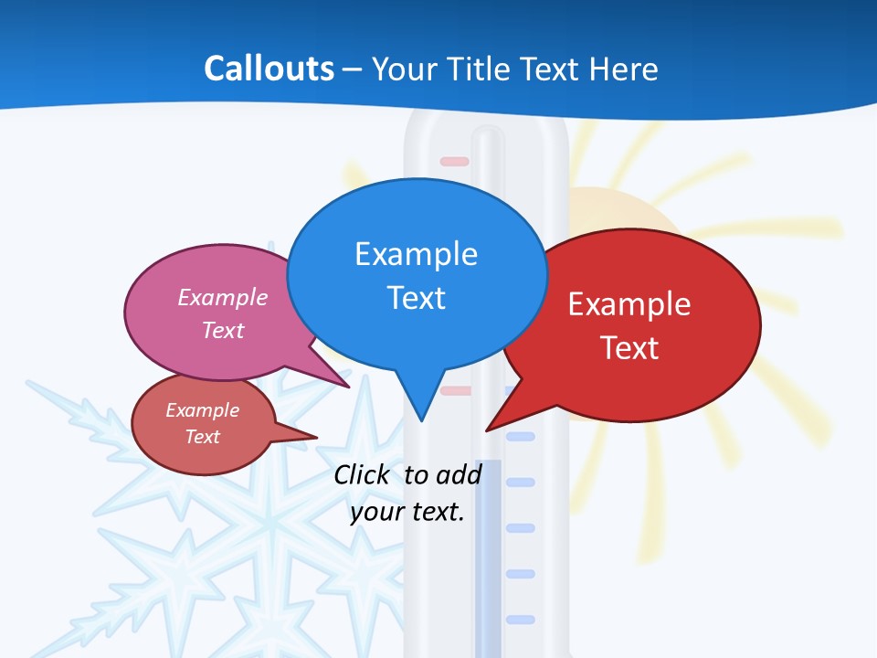 Weather Sun Temperature PowerPoint Template