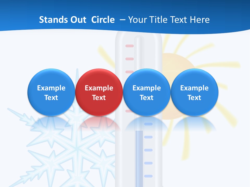 Weather Sun Temperature PowerPoint Template