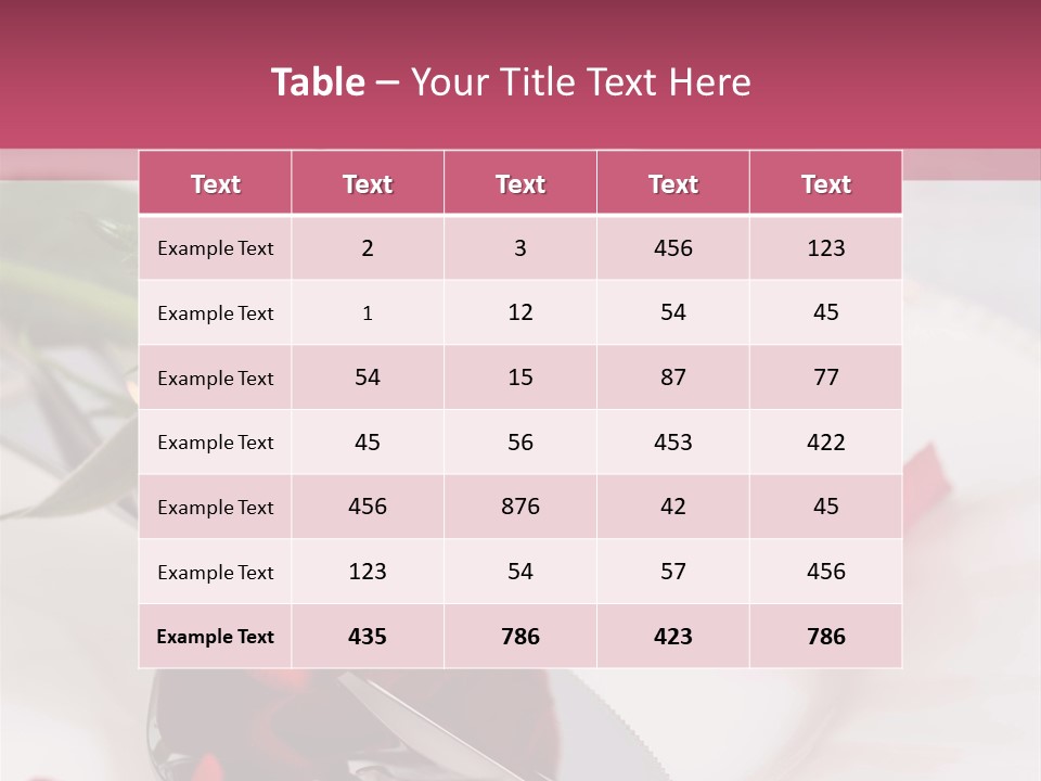 Place Setting Table Setting Dining PowerPoint Template