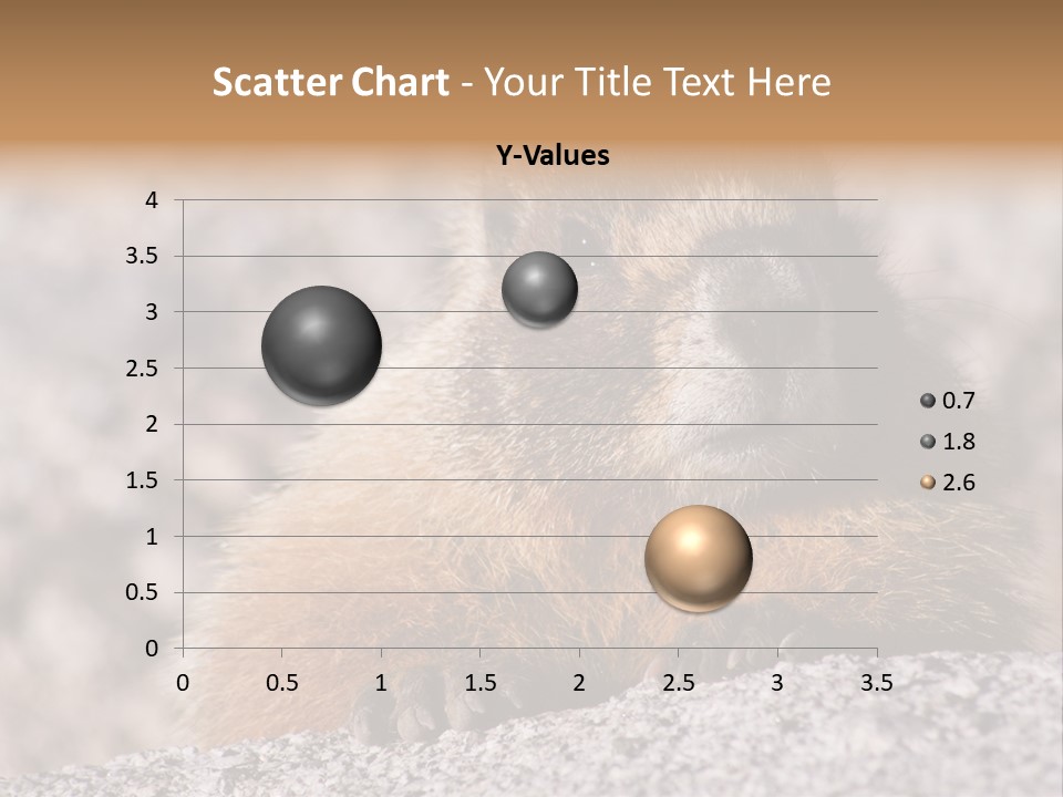 Sierra Nevada Marmot Looking PowerPoint Template