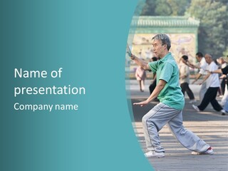 Mind Sport Chi PowerPoint Template