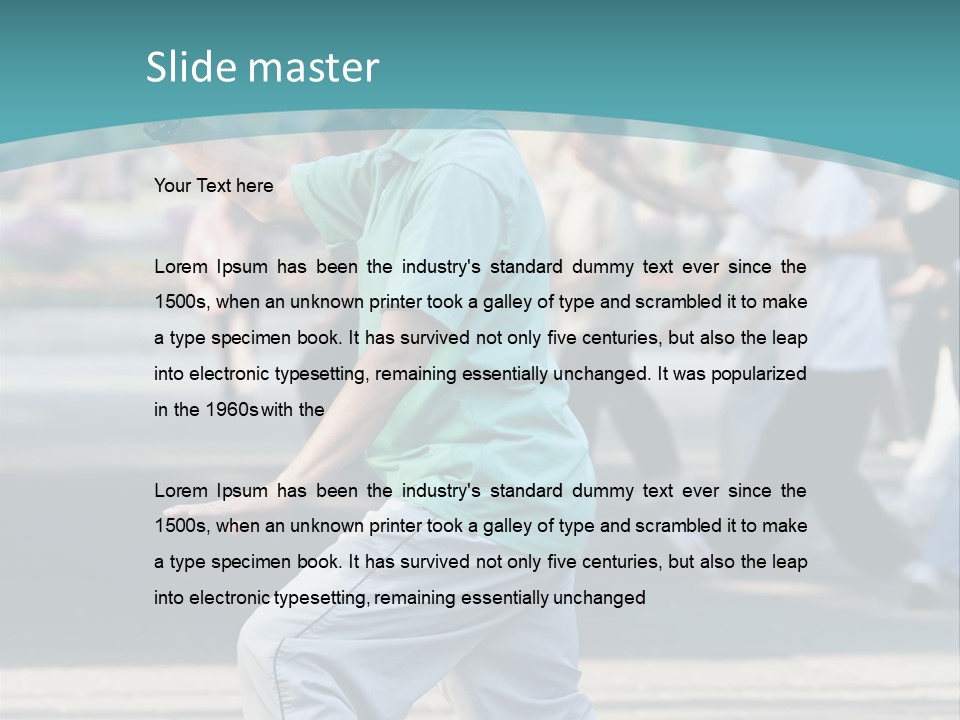 Mind Sport Chi PowerPoint Template