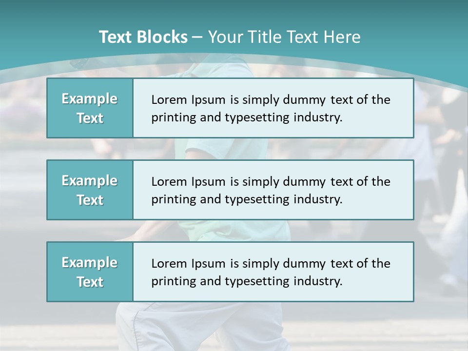 Mind Sport Chi PowerPoint Template