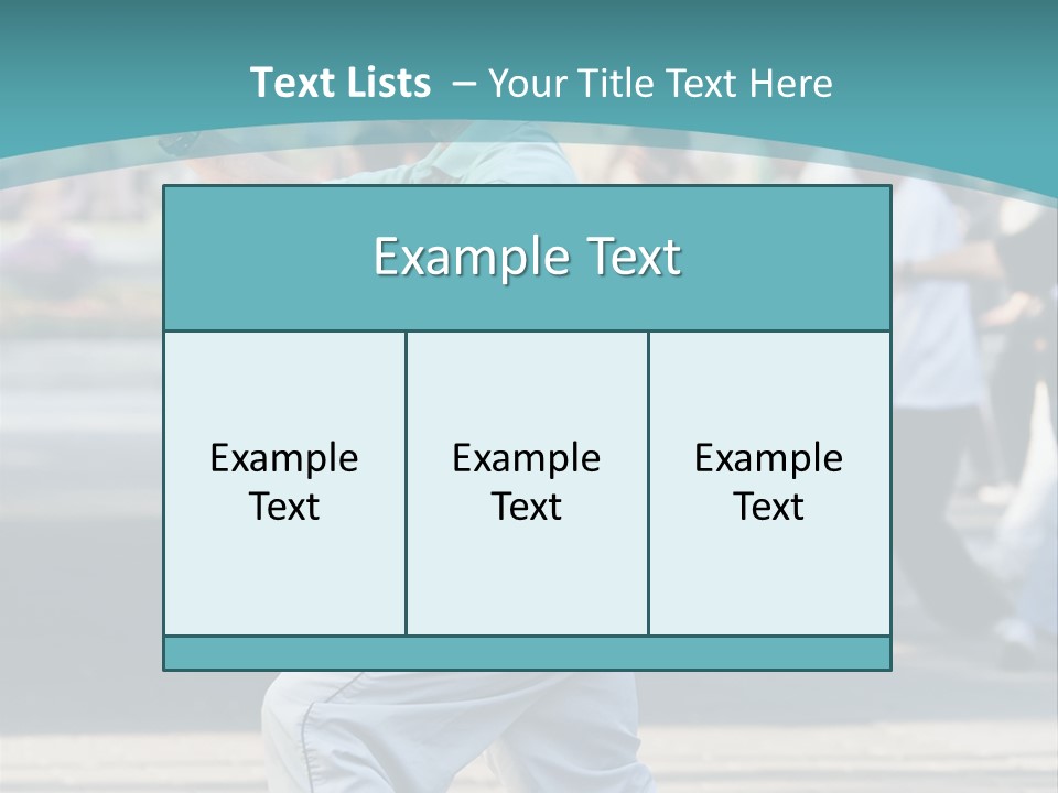 Mind Sport Chi PowerPoint Template