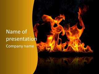 Danger Detail Hot PowerPoint Template