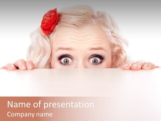 Coward Table Hand PowerPoint Template